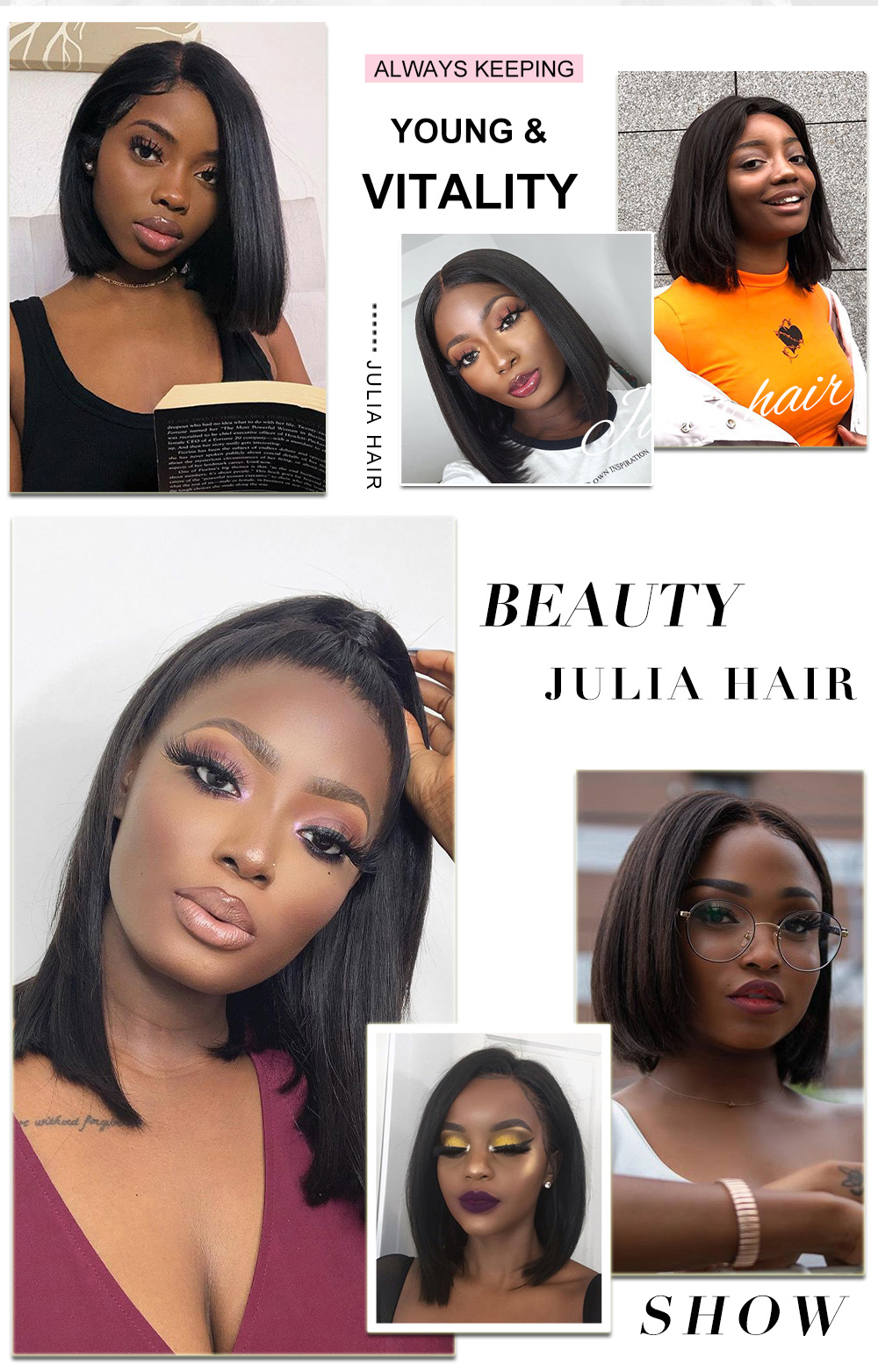 Julia Hair 13x5 T Part 13x4 Lace Front Short Bob Wig Glueless 6x4.75 Pre-Cut Lace Wear And Go Wig Flash Sale