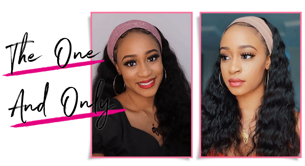 Julia Hair YTBer Same Headband Wigs Water Wave Best Brazilian Human Hair Wigs For Women