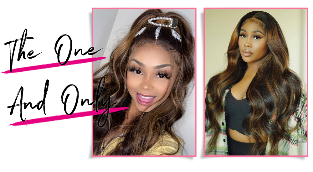 Julia Body Wave Brown Balayage Highlight FB30 13*5*0.75 T Part Human Hair Wigs 150% Density Body Wave Wig With Baby Hair Flash Sale