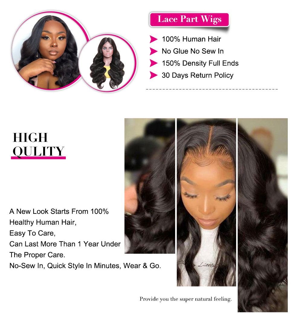 Julia Fake Scalp Body Wave Wigs Brazilian Human Hair Wigs Pre Plucked 150% Density Middle Part