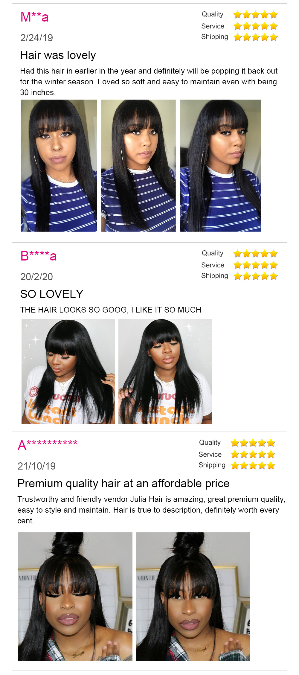 Julia Hair Curtain Bangs Long Straight Hair Transparent Lace Front Wig Soft Human Hair Wigs With Bangs Flash Sale
