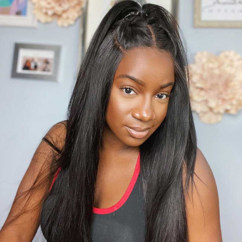 transparent lace wig