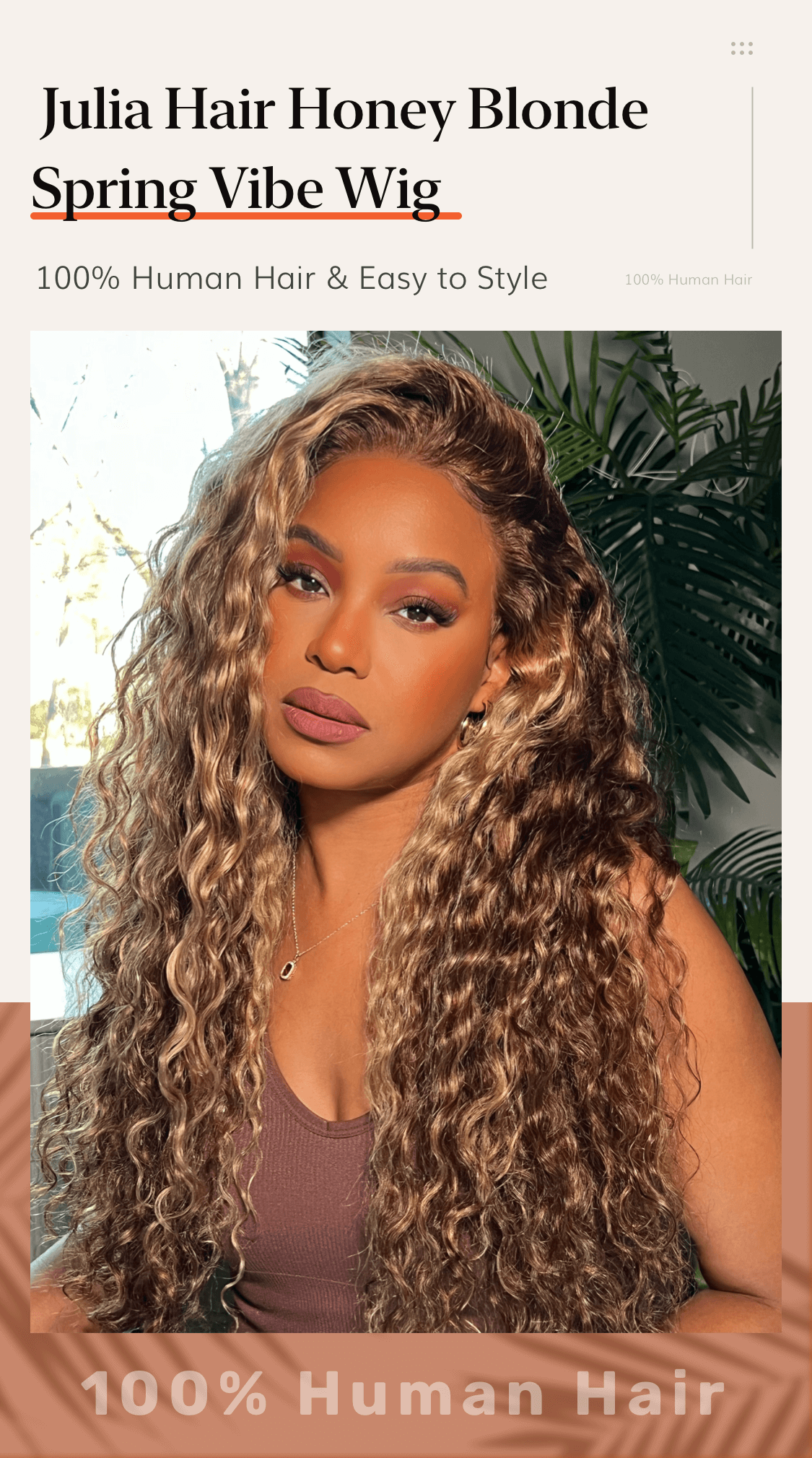 Julia Honey Blonde Water Wave Highlighted Color Wig 6x4.75 Pre Cut Lace 13x4 Lace Front Human Hair Wigs Pre Plucked Piano Brown Color Wig