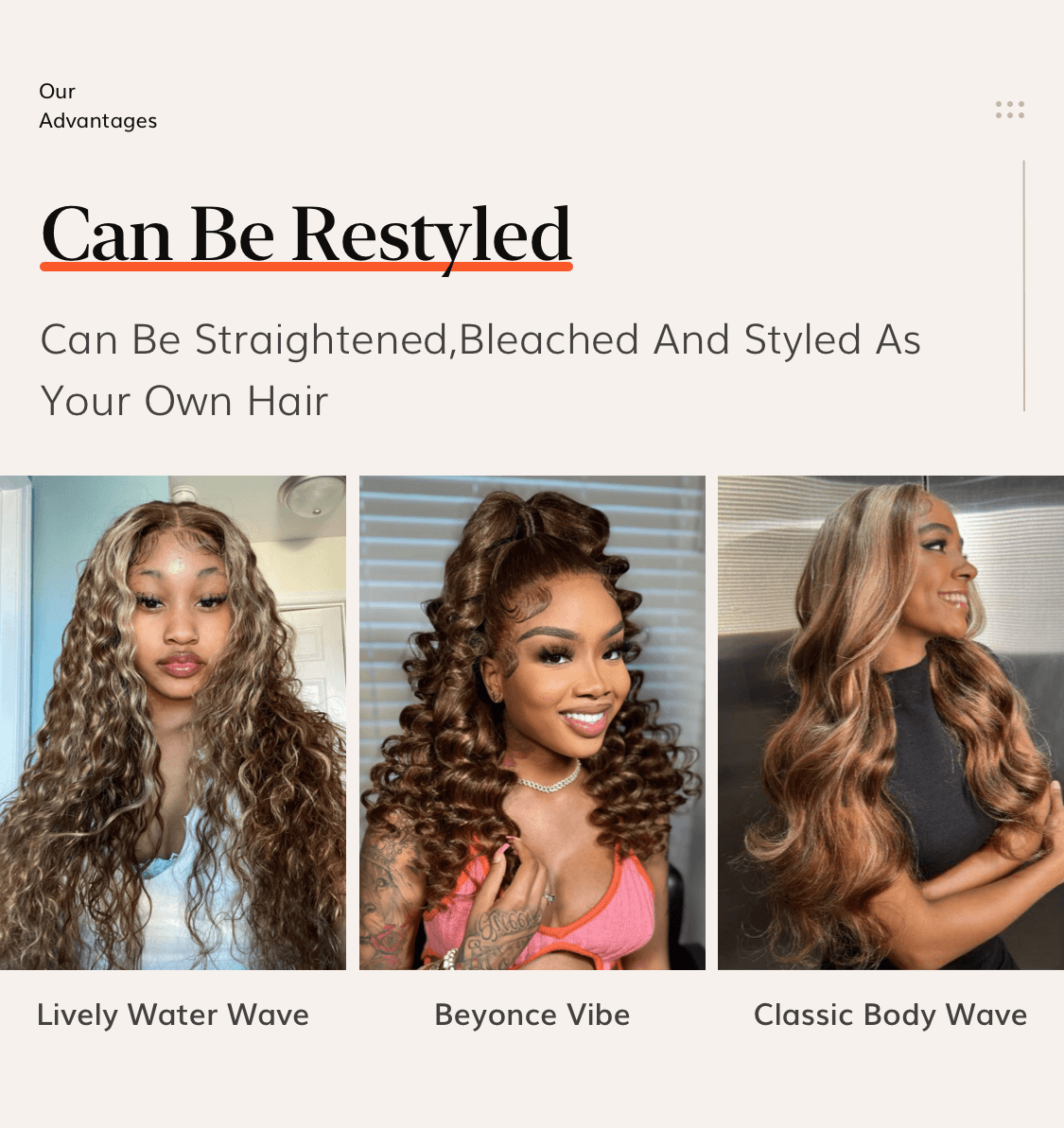 Julia Honey Blonde Water Wave Highlighted Wig 13x4 Lace Front Human Hair Wigs Pre Plucked Piano Brown Color Wig Beyonce Grammys Awards Style