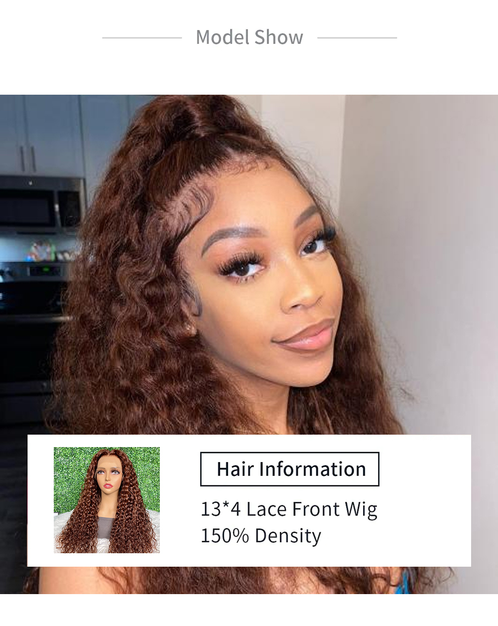 Julia Hair Affordable Reddish Brown Body Wave 13x5x1 T Part Lace 13x4 Lace Front Wig Water Wave Human Hair Wig With Natural Hairline