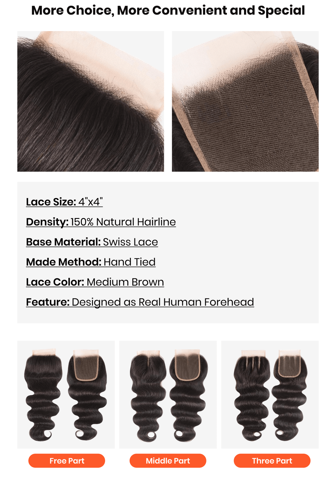 Julia Hair 3 Bundle Deals Virgin Body Wave Brazilian Hair Weave With Lace Closure