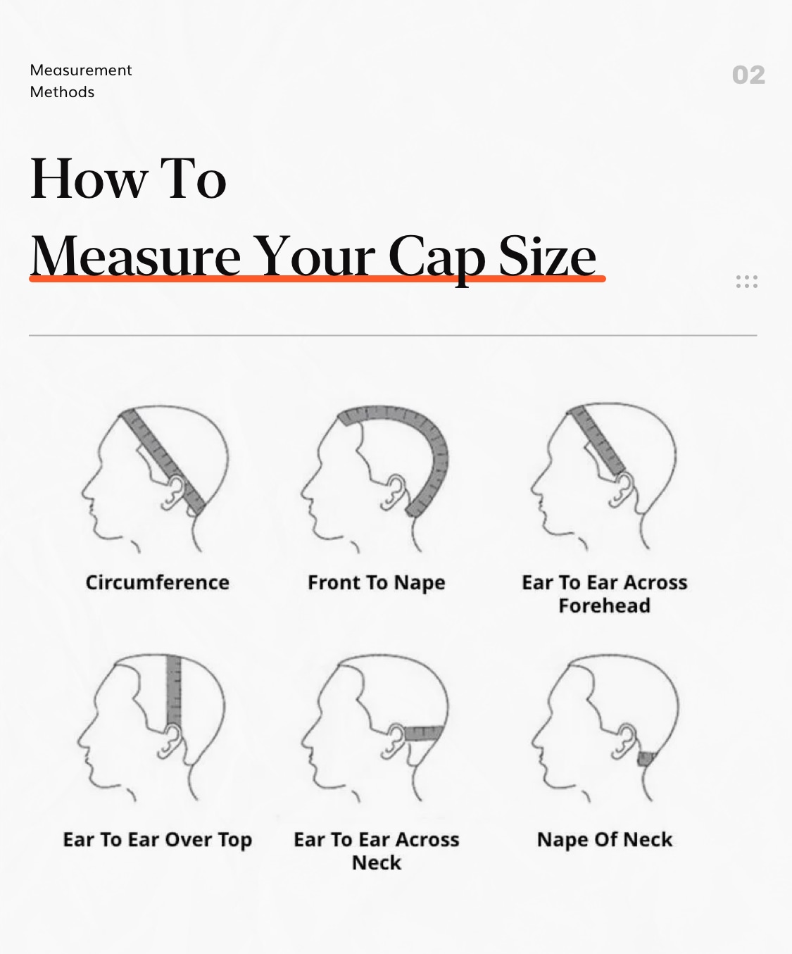 how to measure cap size