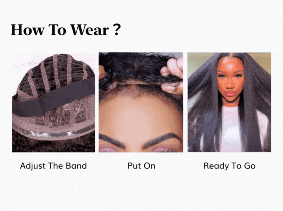 Julia Hair Affordable Yaki Kinky Straight 6*4.5 Pre-Cut Lace Breathable Cap Wear And Go Wig 150% Density Flash Sale 0 Off
