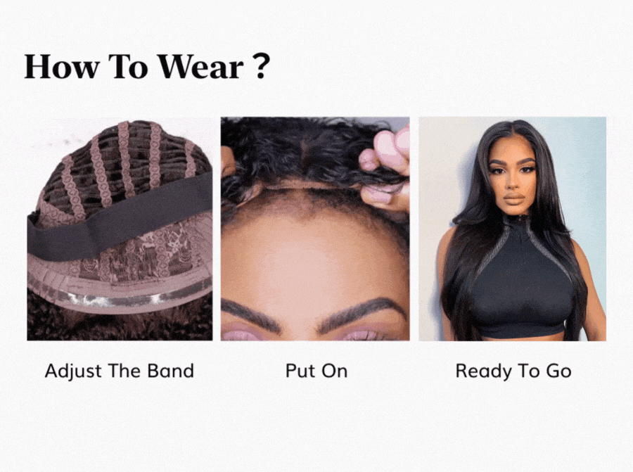 Julia Hair 6x4.5 Pre Cut Lace Straight Human Hair Wig Wear Go Wig