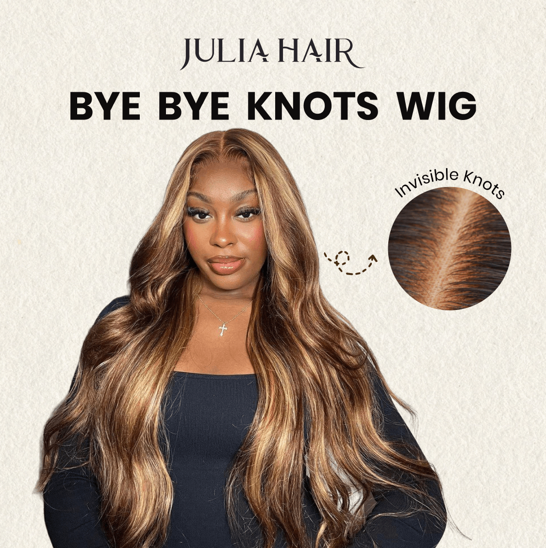 Julia Hair Wear Go 6x4.75 Pre Cut Lace Highlight Blonde Body Wave / Straight /Jerry Curly Glueless Wig Flash Sale